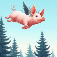 AI POETRY: If Pigs Could Fly -- Bing