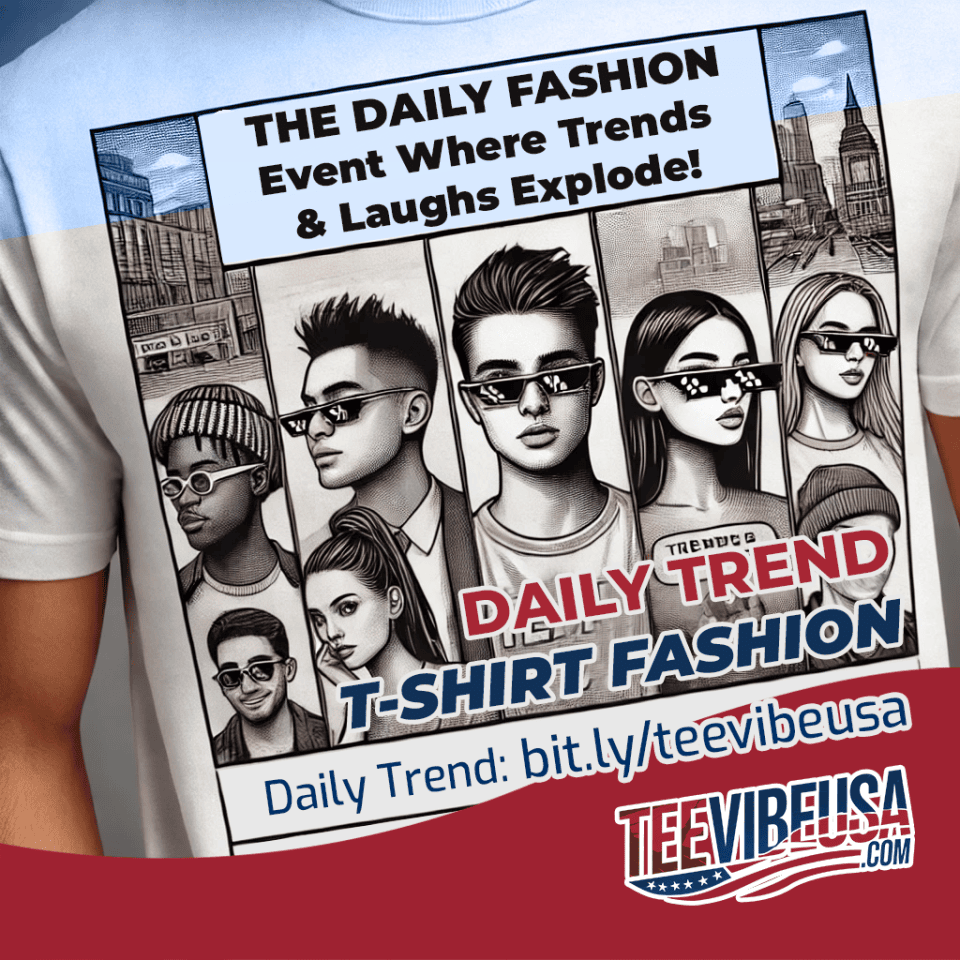 TEEVIBEUSA.com - The Daily Fashion Event Where Trends and Laughs Explode!Welcome to the world of TEEVIBEUSA.com, the premier online destination for those passionate about fashion and eager to embrace the latest trends through a lens of humor and creativity. Here, every piece of clothing isn't just apparel—it's a performance of personality, a part of the dialogue with the contemporary world.Daily Revolution: Not just up-to-date, Teevibeusa.com conquers by transforming each day into a unique fashion event. We continuously seek out the freshest stories and images so that you can not only keep up but lead the trend with every detail on your attire.Fashion or Lifestyle? It’s TEEVIBEUSA.com: You’re not just shopping; you're making a statement. Each design is a declaration, from messages deep to those that make you laugh until you cry. "Can you stand back? I'm radiating awesomeness!"Dare to Create, Dare to be Different: Fashion at Teevibeusa is about bravery, each design not just something to wear but a challenge to convention. You'll find the funniest designs, from T-shirts with the latest memes to slogans that showcase a unique outlook on life.For Those Who Love to Laugh: If humor is your thing and you’re not afraid to show it, Teevibeusa.com is your playground. Each shirt not only makes you stand out but also brings joy into your day. Let yourself be the reason people smile and feel happier every time you look in the mirror.Connecting People Through Fashion: More than just fashion, each product at Teevibeusa.com is a link in a community of those who value creativity and fun. We build a space where everyone can find a part of themselves in every design.►Follow All Social Media: https://bio.link/teevibeusaJoin us at TEEVIBEUSA.com, where fashion isn’t just about looking good, it’s about feeling good and spreading laughter. Don’t miss out on being part of this humorous fashion revolution.Explore our unique world of fashion at ► https://bit.ly/teevibeusa and let every day be an exciting and joyful adventure!Keywords: #Teevibeusa  #FashionRevolution #DailyTrends #FashionHumor #CreativeClothing #MemeFashion #LaughOutLoudStyleHashtags: #Teevibeusa #FashionFun #HumorousFashion #DailyFashion #Trendsetters #MemeStylehttps://teevibeusa.com/blogs/blog/teevibeusa-com-the-daily-fashion-event-where-trends-and-laughs-explode