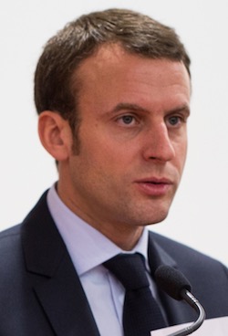 Emmanuel Macron. By Ecole polytechnique Université Paris. CC BY-SA 2.0