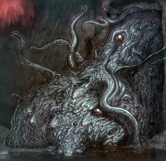 Shoggoth by Nottsuo. Artwork inspired by H .P. Lovecraft's short novel At the Mountains of Madness.