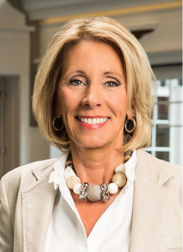 U.S. Education Secretary Betsy Devos