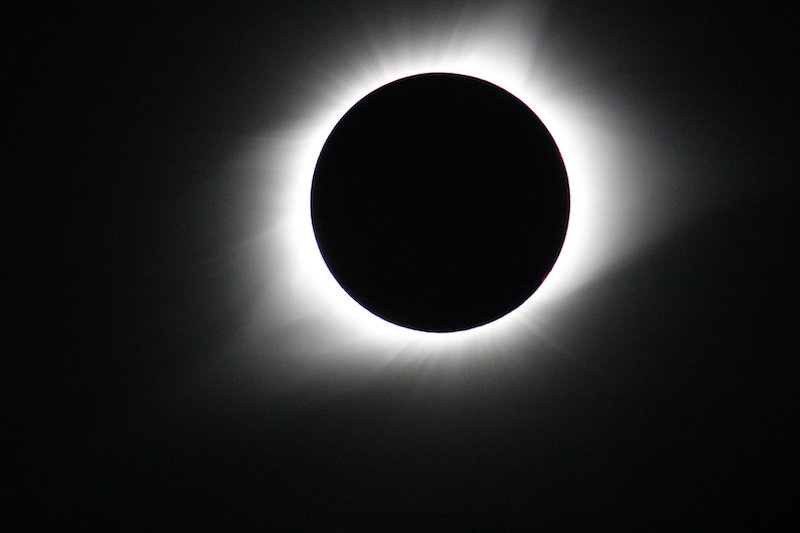 Parker Solar Probe will explore the corona, a region of the Sun only seen from Earth when the Moon blocks out the Sun's bright face during total solar eclipses. The corona holds the answers to many of scientists' outstanding questions about the Sun's activity and processes. This photo was taken during the total solar eclipse on Aug. 21, 2017. Credit: NASA/Gopalswamy