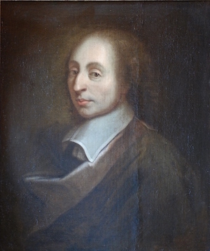 Blaise Pascal, Palace of Versailles. Artist unknown, unknown; a copy of the painting of François II Quesnel, which was made for Gérard Edelinck en 1691, CC BY 3.0 <https://creativecommons.org/licenses/by/3.0>, via Wikimedia Commons