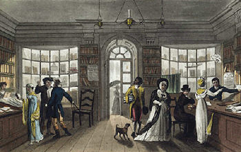 “Pride and Prejudice? Yes, it’s over here on the new books shelf.”