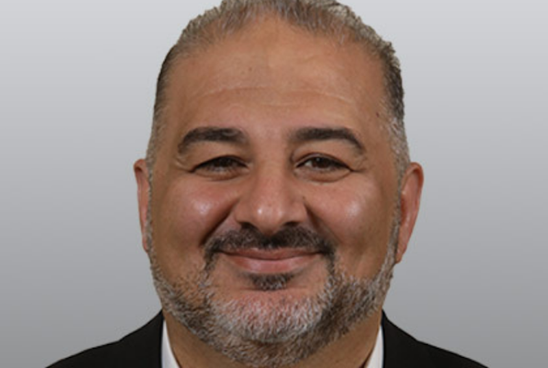 Mansour Abbas, leader of the United Arab List, Raam. (Photo: via Knesset website)