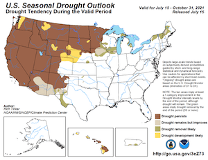 current drought map
