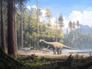 A warm summer day in the Mesozoic.