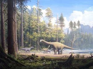 A warm summer day in the Mesozoic.