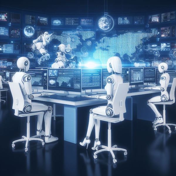 Newsrooms using artificial intelligence. Bing