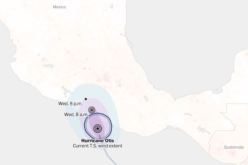 Hurricane Otis hits Mexico