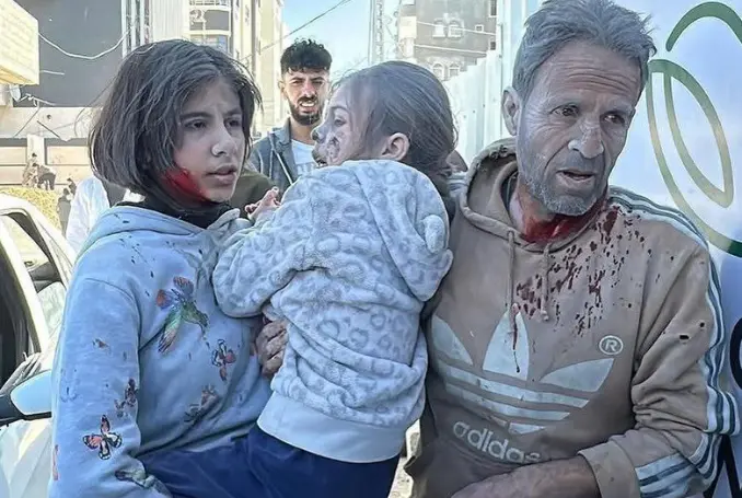 Israel continued to carry out massacres in Gaza. (Photo: via social media, QNN)