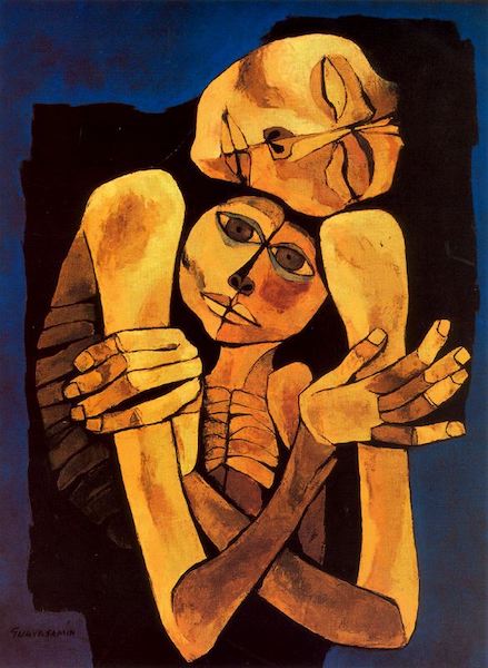 Ternura Oswaldo Guayasamin. 1989. Source: WikiArt