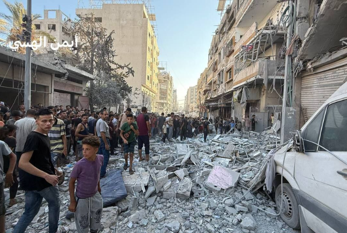   Israel continues to commit horrific massacres in Gaza. (Photo: via QNN) 