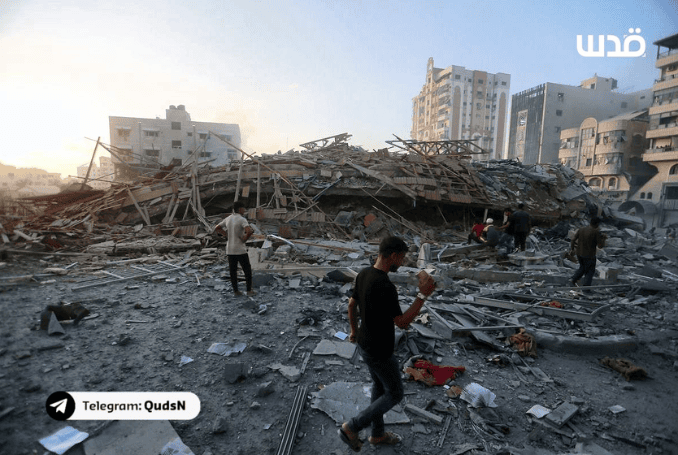   Israel continues to commit horrific massacres in Gaza. (Photo: via QNN)